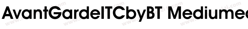 AvantGardeITCbyBT Mediumeot字体转换